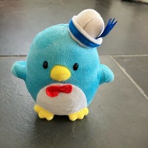 Cute Blue Penguin Plush Toy Approx 5” across and 4 3/4” tall